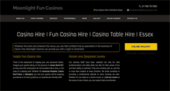 Desktop Screenshot of moonlightfuncasinos.co.uk